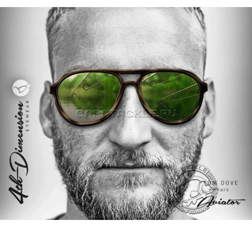 Очки коричневые Korda Sunglasses Aviator Tortoise Frame/Brown lens