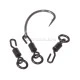 Вертлюг с кольцом и быстросъемом Korda Spinner Ring Swivel №11