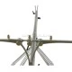 Род-под на три удилища Meccanica Vadese Evolution 3 Rod Titanium Grey