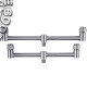 Перекладина Solar P1 2-Rod Fixed Buzzer Bars