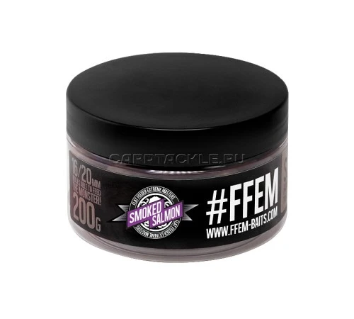 Растворимые бойлы 16-20мм FFEM Super Soluble Boilies HNV-Smoked Salmon 16-20mm