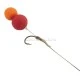 Нижний стопор для волосяной насадки Fox EDGES Bait Bungs Clear