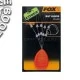 Нижний стопор для волосяной насадки Fox EDGES Bait Bungs Clear