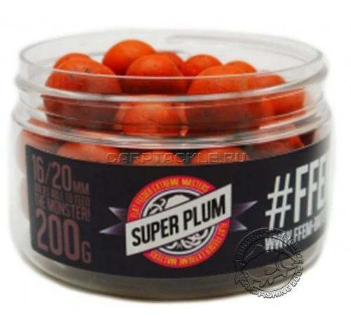 Растворимые бойлы 16-20 FFEM Super Soluble BOILIES SUPER PLUM 16-22mm