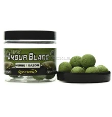 Тонущие бойлы Fun Fishing Amour Blanc-Bouillettes Herbe Gazon